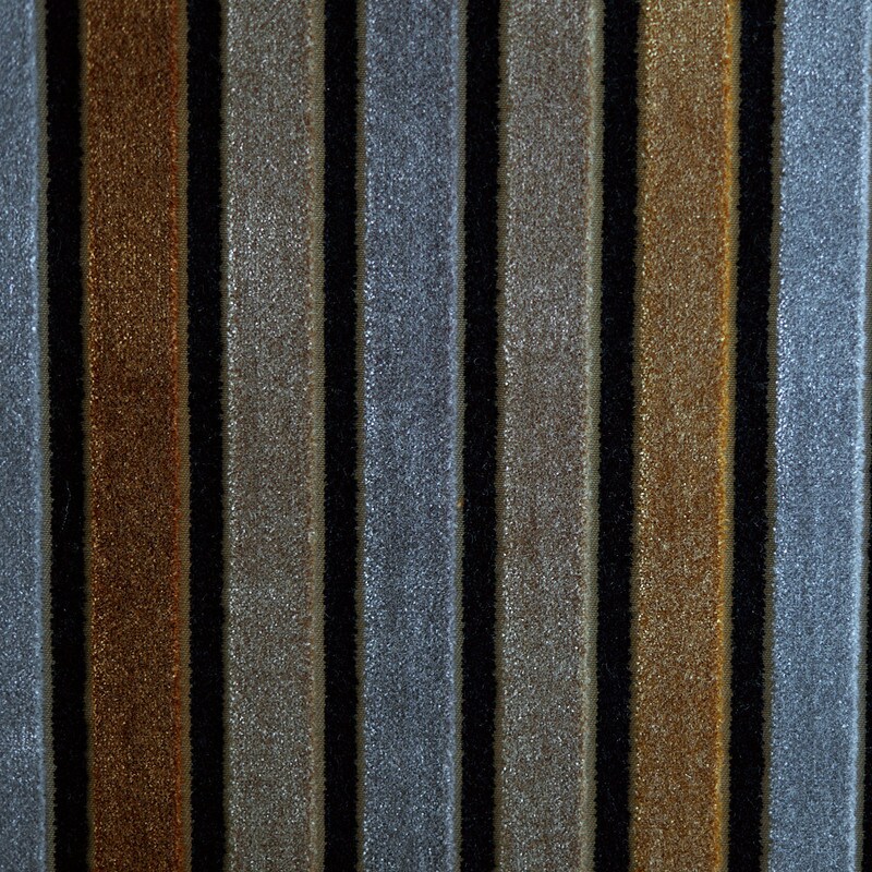 Aiden Stripe Luxury Velvet Fabric