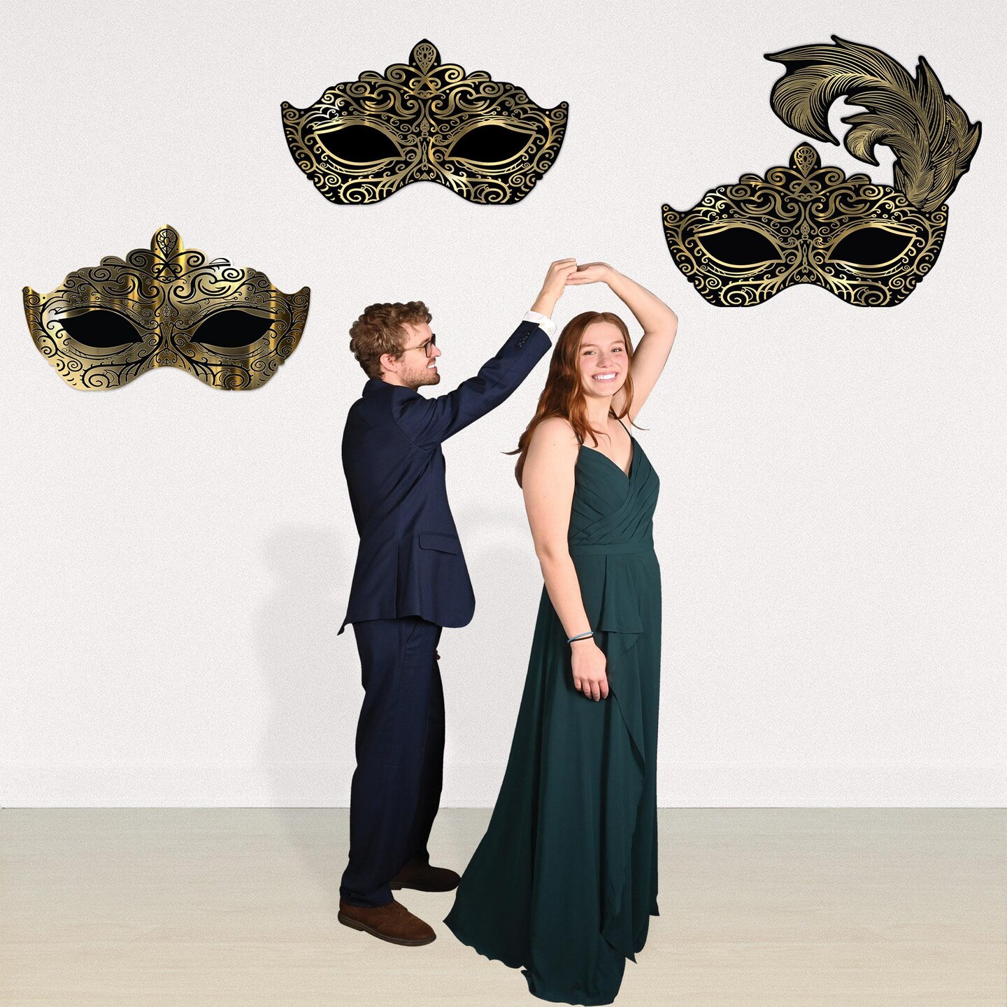 3 Pack Beistle Masquerade Mask Wall Decorations