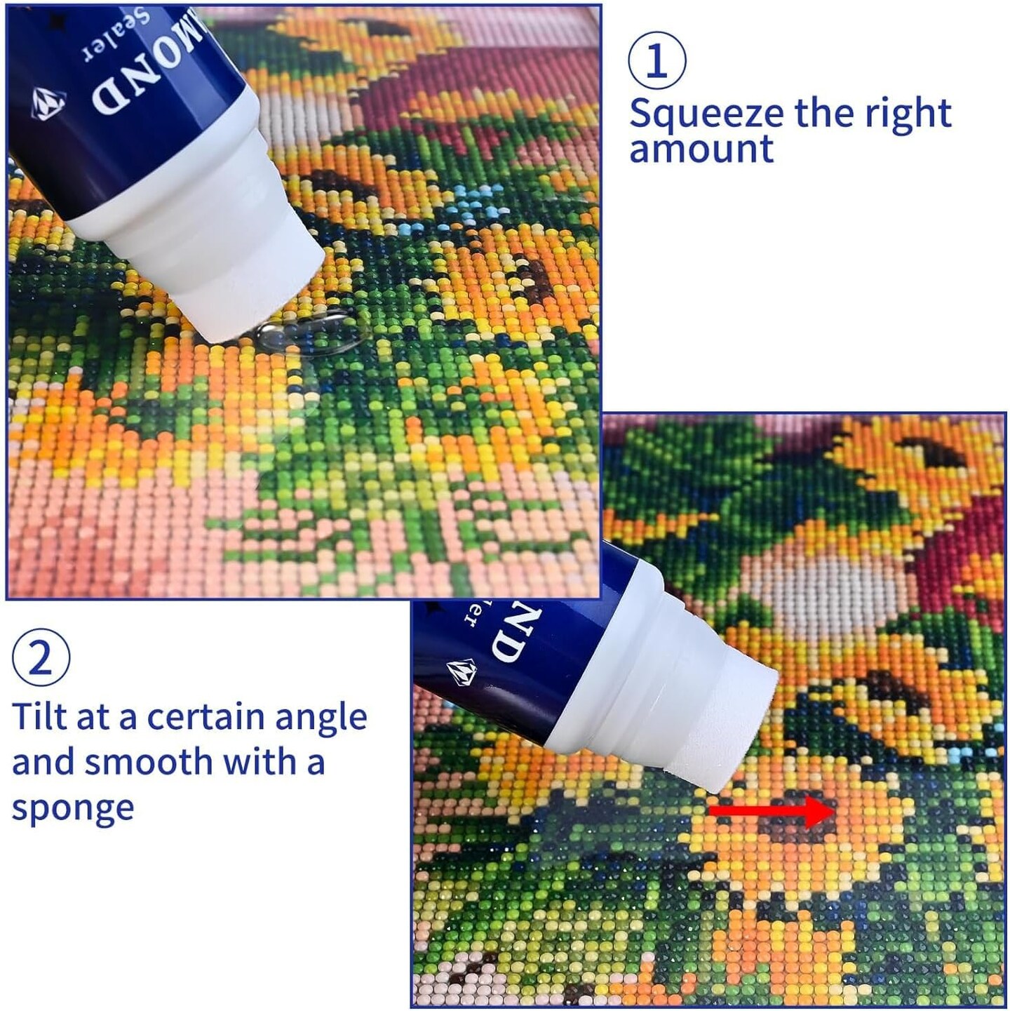 120ml Diamond Painting Sealer Protectant Brightener, Diamond Art Painting Accessories Glue
