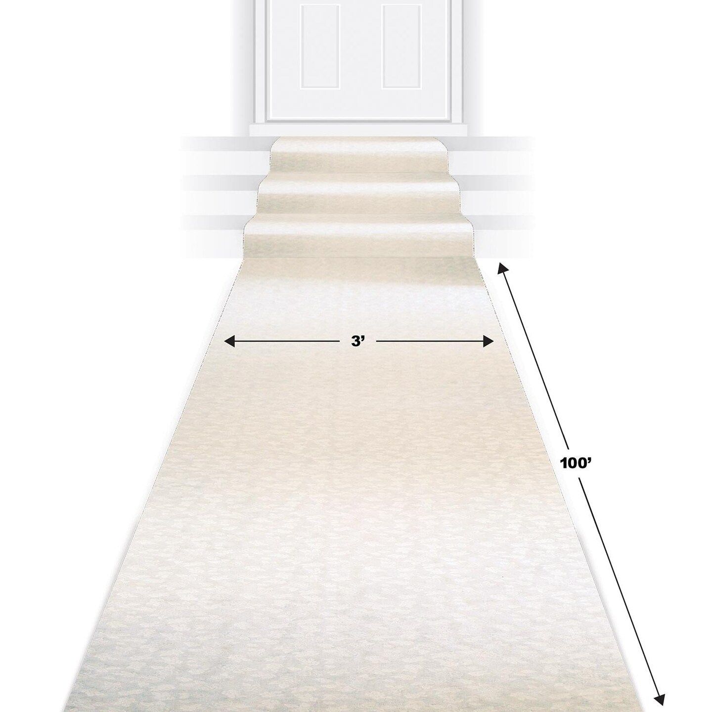 Beistle Elite Collection Wedding Aisle Runner