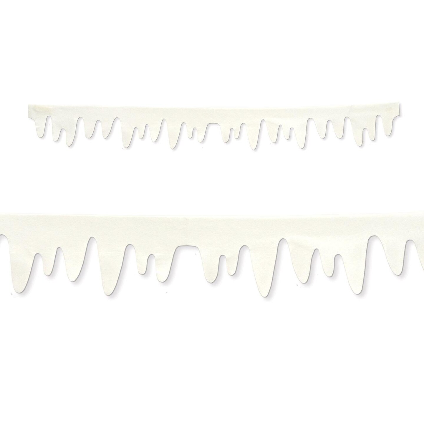 24 Piece Beistle Christmas Fabric Icicle Decorations