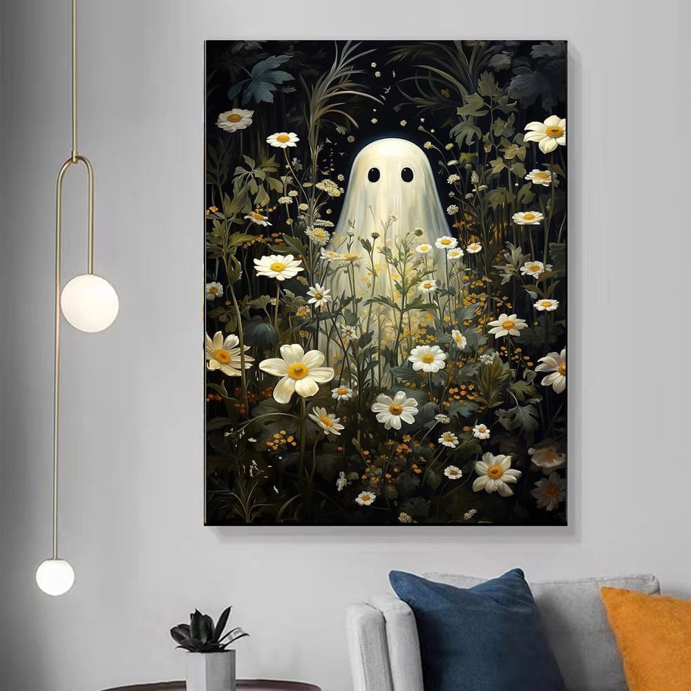Halloween Diamond Painting Kits for Adults Diamond Art Kits for Beginner DIY 5D Full Drill Crystal Arts and Crafts Gem