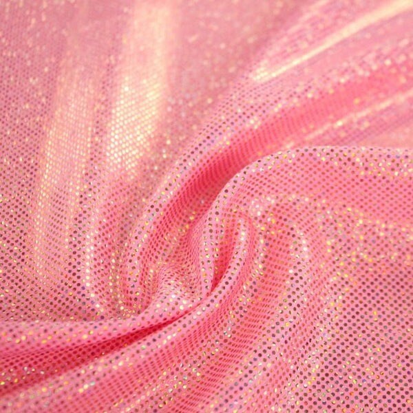 Sparkles Foiled Spandex Fabric 4 Way Stretch Nylon for Dancewear, Gymnastics &#x26; Costumes