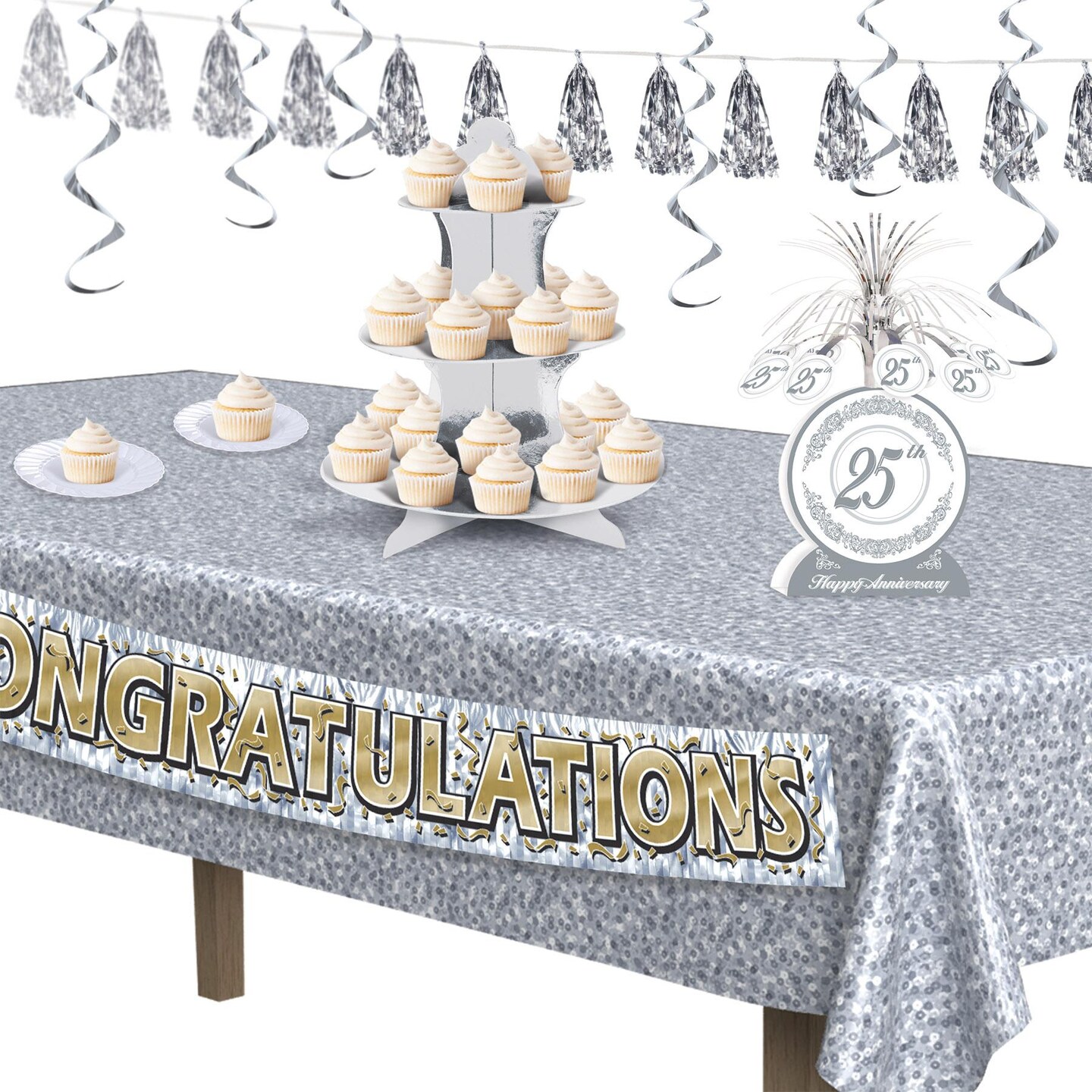 12 Pack Beistle 25th Anniversary Centerpiece