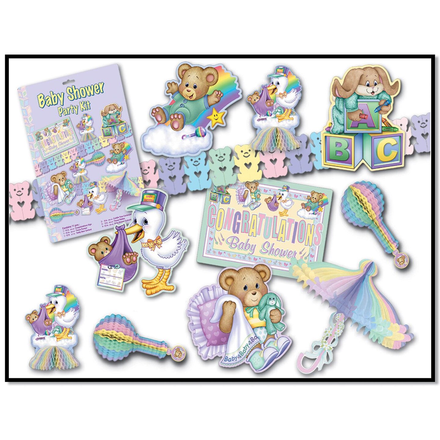 6 Pack Beistle Cuddle-Time Party Kit