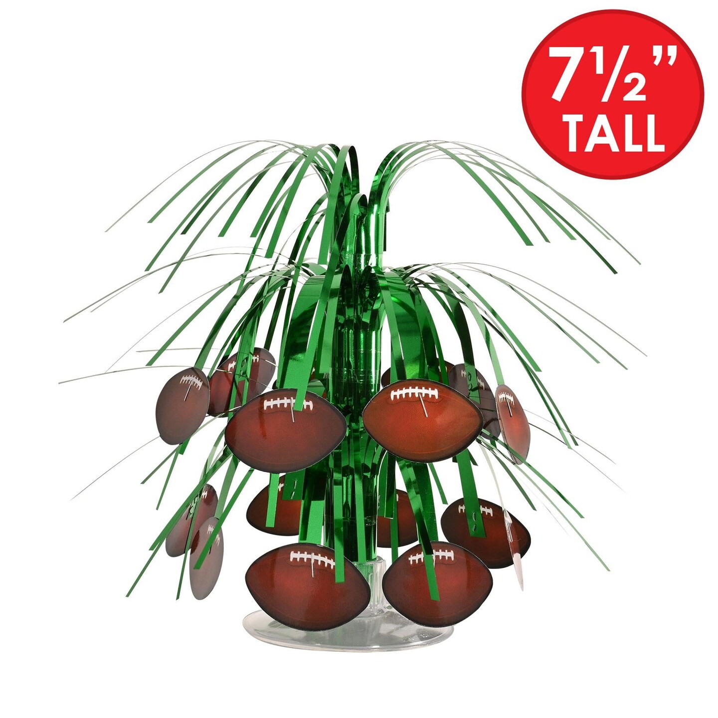 12 Pack Beistle Football Mini Party Cascade Centerpiece