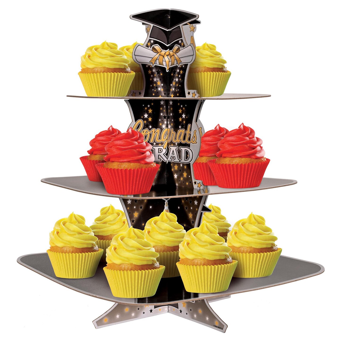 12 Pack Beistle Graduation Party Cupcake Stand