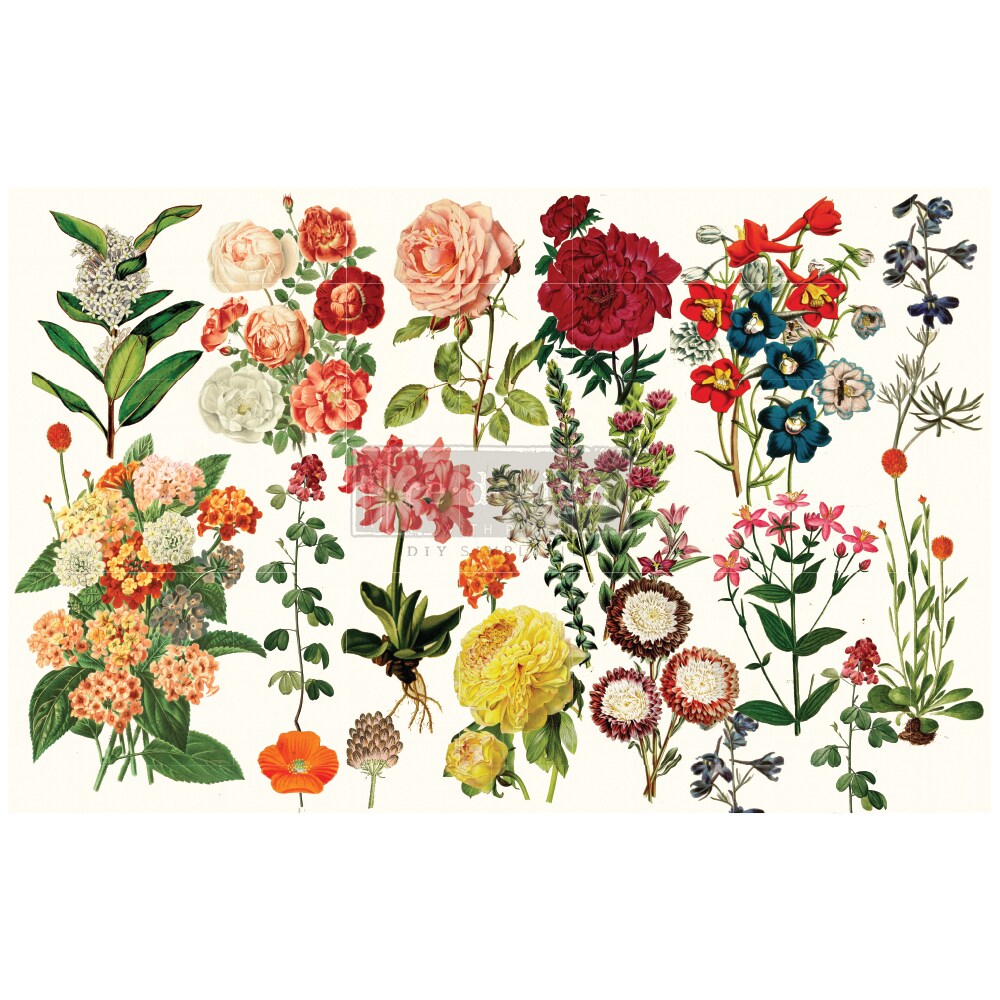 Redesign Decoupage D&#xE9;cor Tissue Paper - Forest Garden - 1 sheet, 19&#x22;x30&#x22;