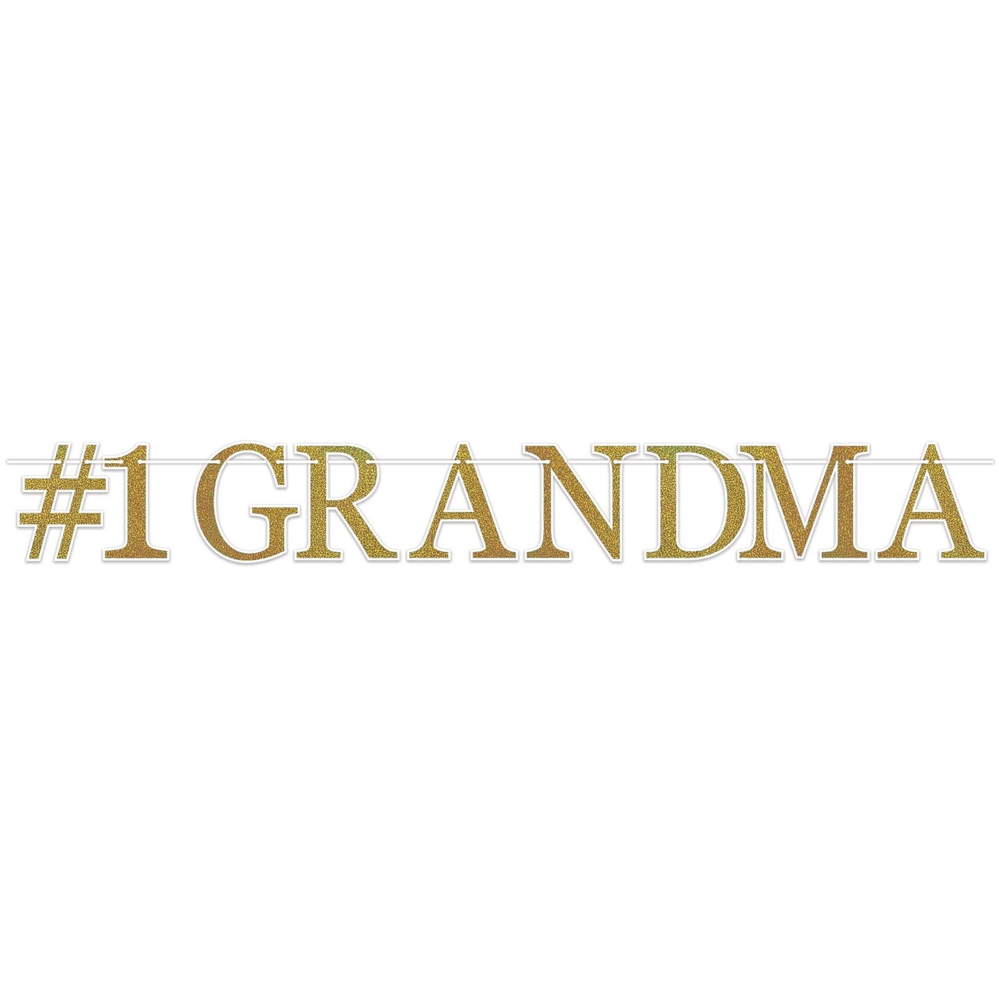 12 Pack Beistle Grandparent&#x27;s Day #1 Grandma Streamer