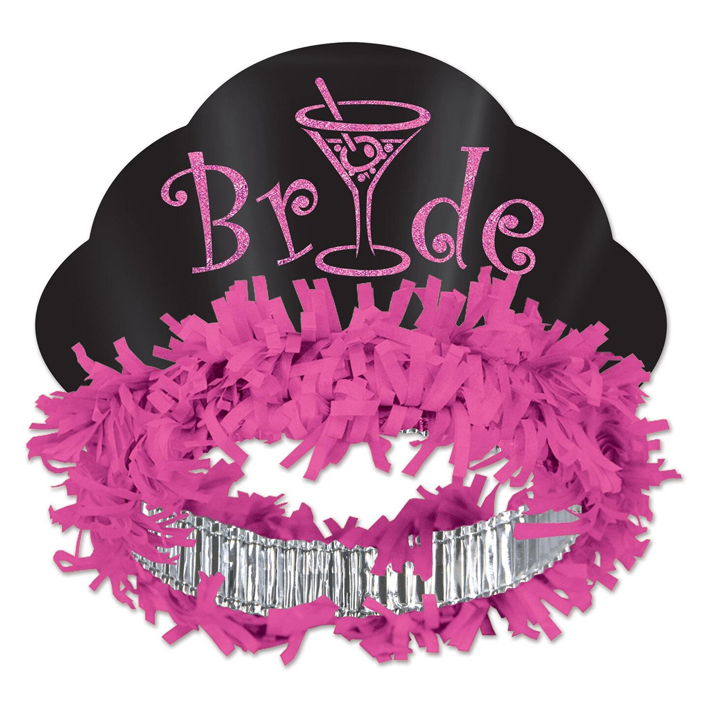 12 Pack Beistle Bachelorette Party Glittered Bride Tiara