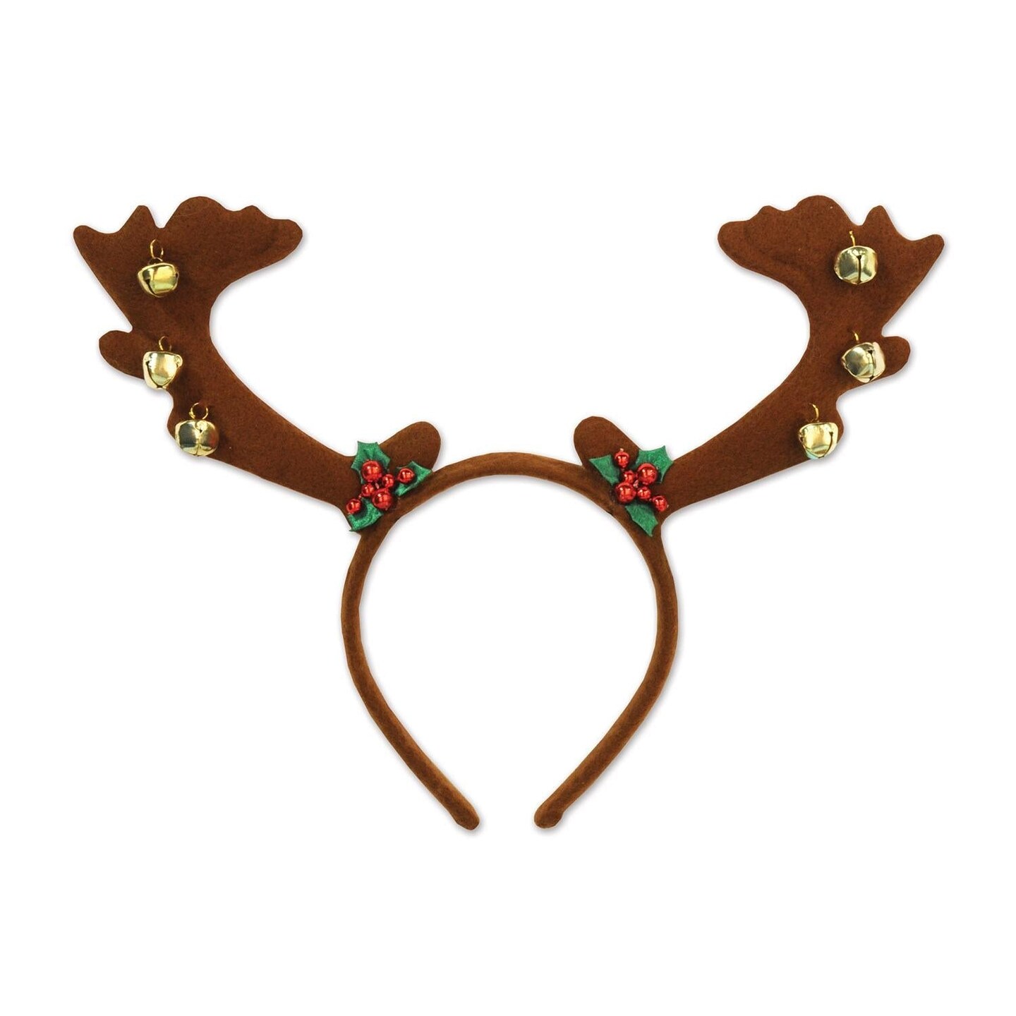 12 Pack Beistle Christmas Reindeer Antlers with Bells