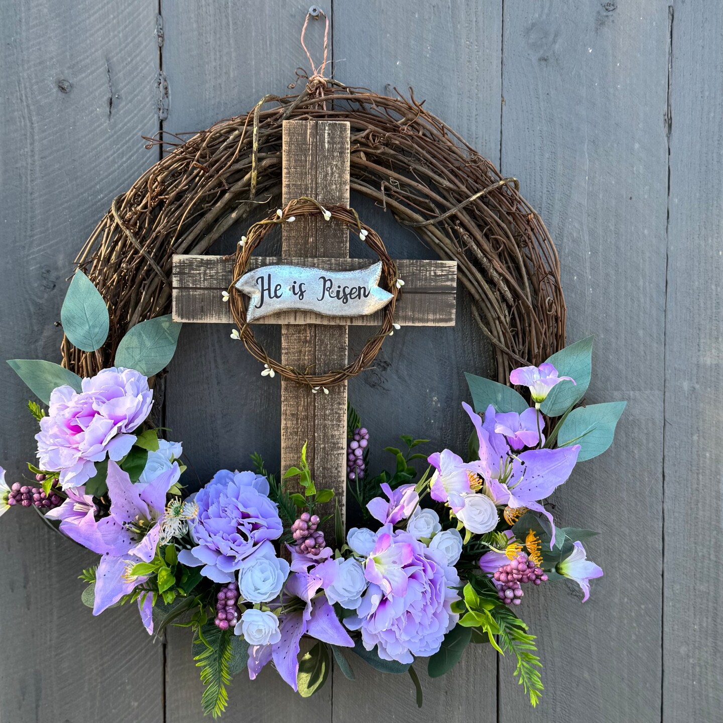 Easter Door Wreath Decorations, Swag Cross Seasons Rabbit Eggs Colorful Han Easy Easter Egg Wreath&frasl;How to Make \u2013 Hallstrom Home