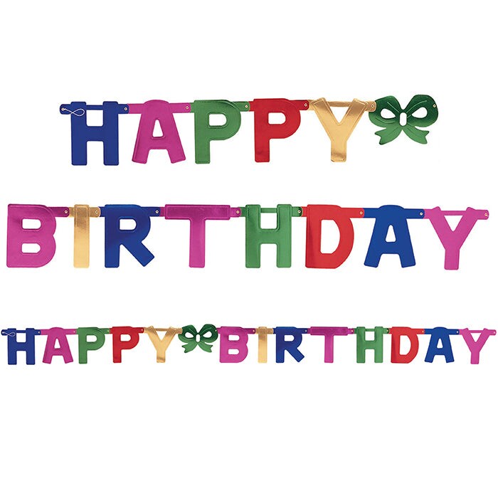 Large Happy Birthday Party Banner