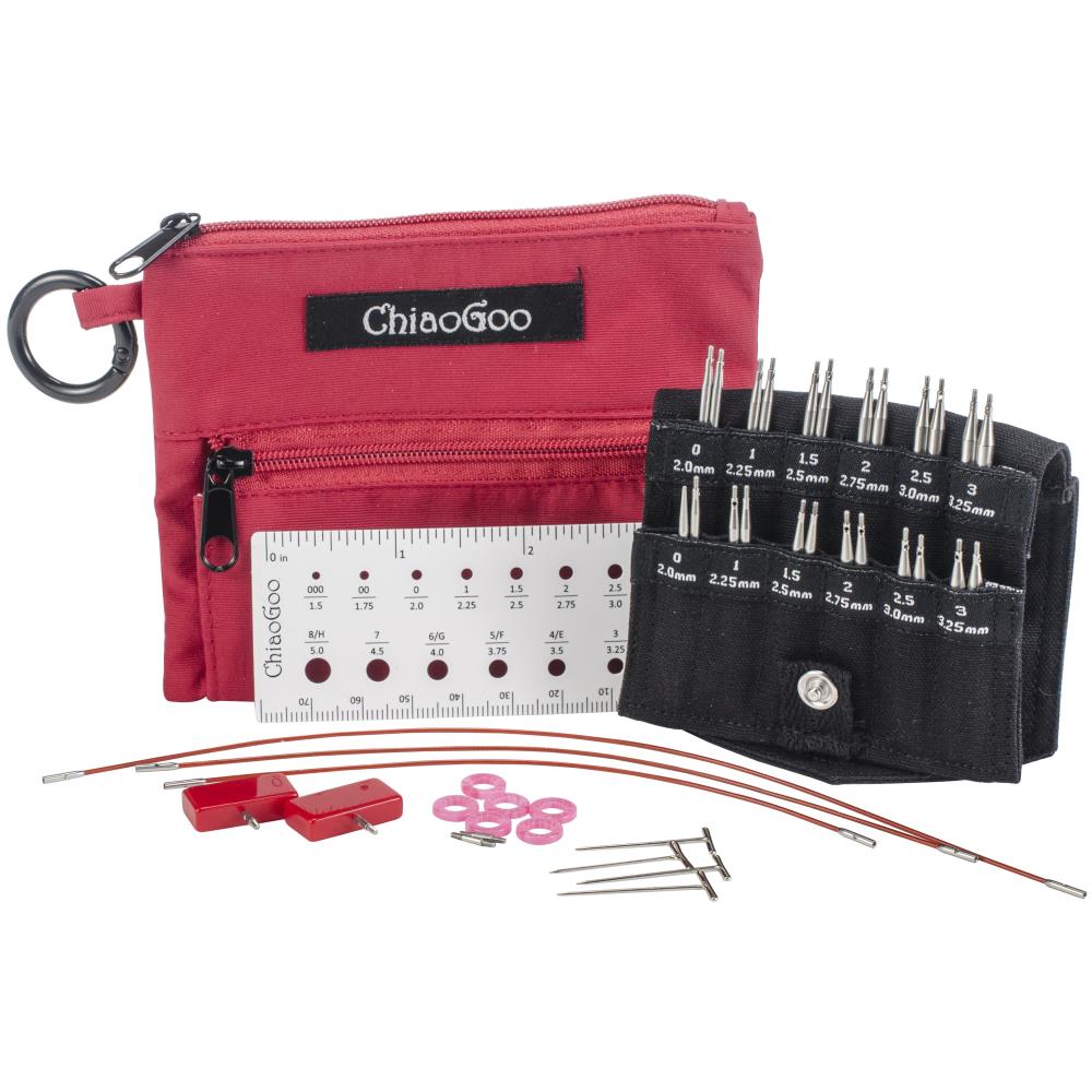 ChiaoGoo TWIST Shorties Set 2&#x22; &#x26; 3&#x22; - US 0-3 (2--3.25mm)