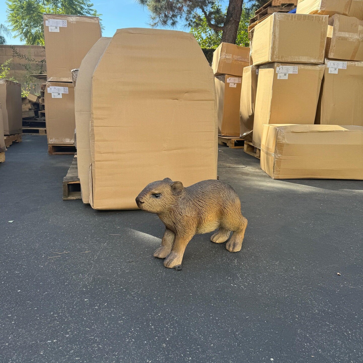 Capybara Baby Life Size Statue