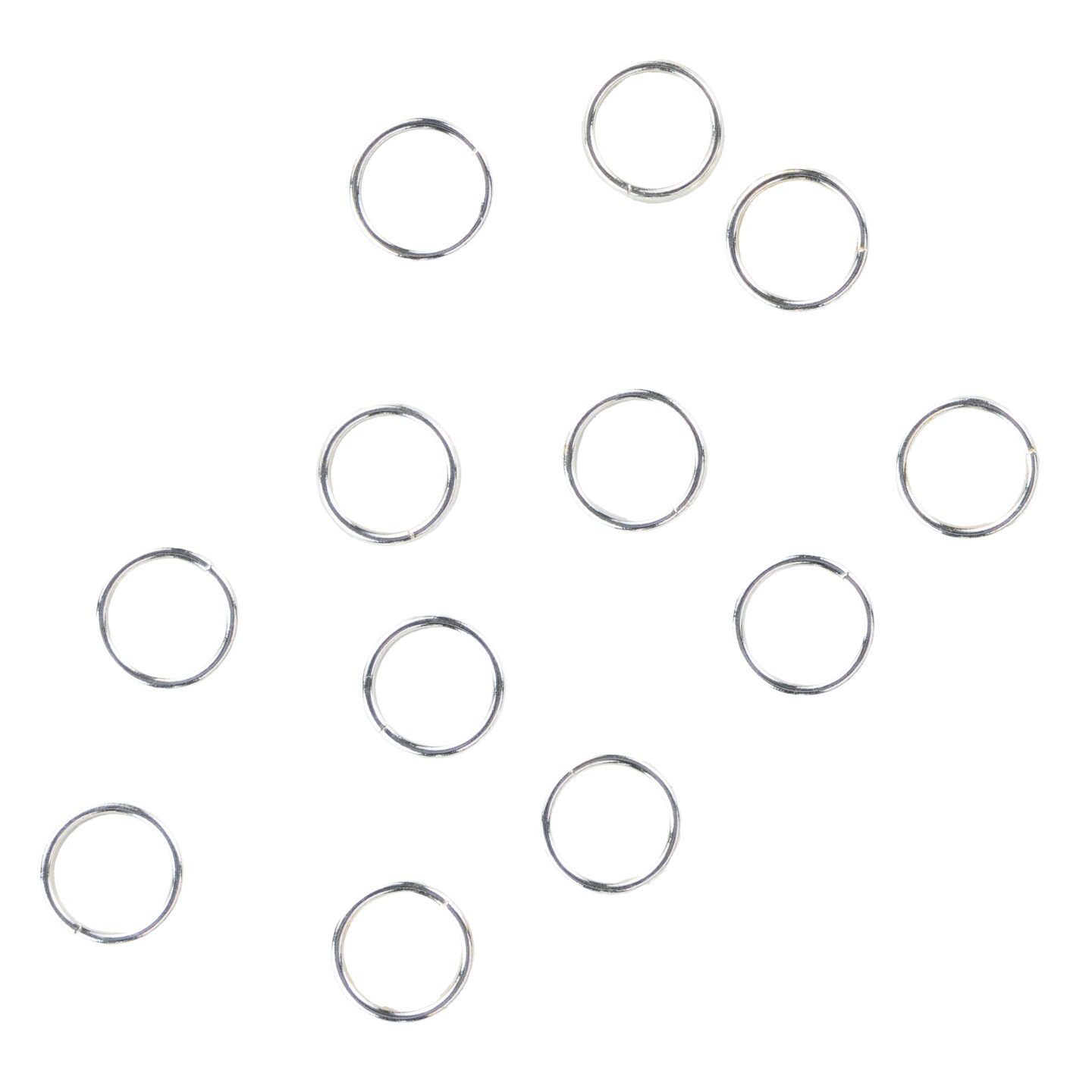 CousinDIY Sterling Elegance 925 Silver Beads & Findings-Open Jump Rings 6mm 16/Pkg