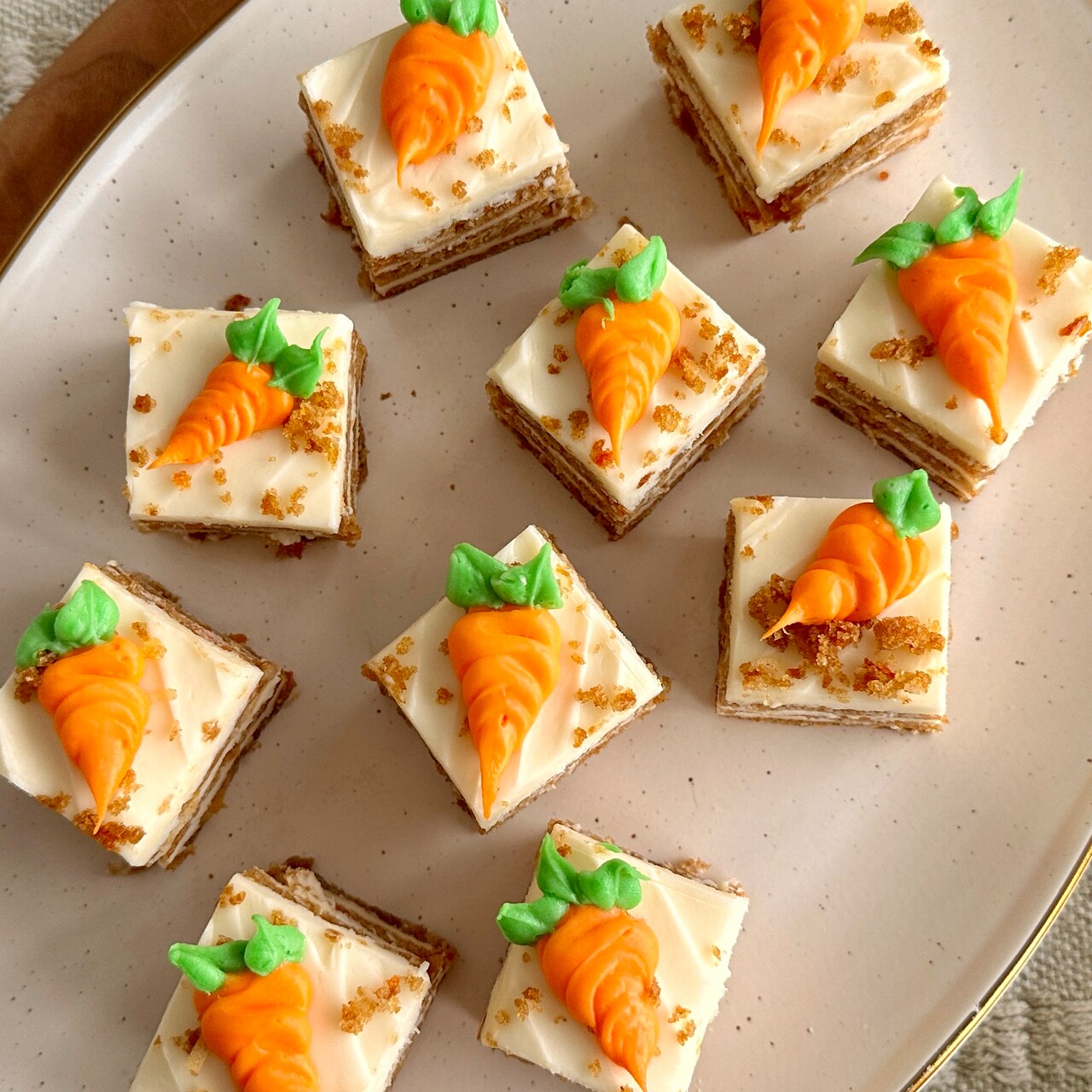 Carrot Cake Petit Fours