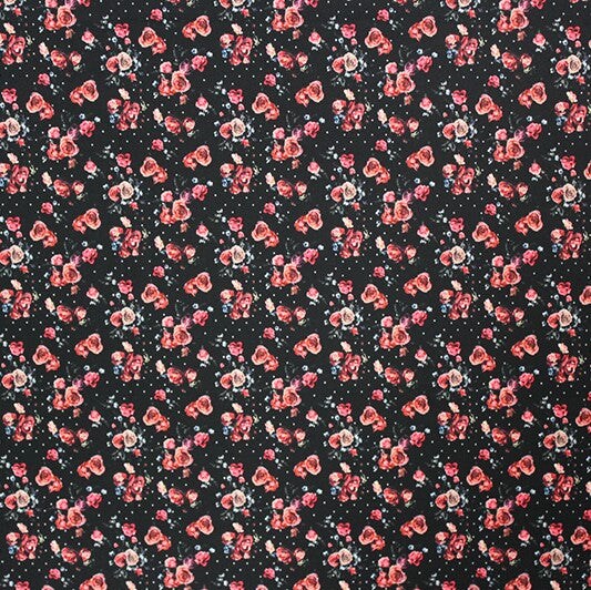 Rose Garden Printed Spandex