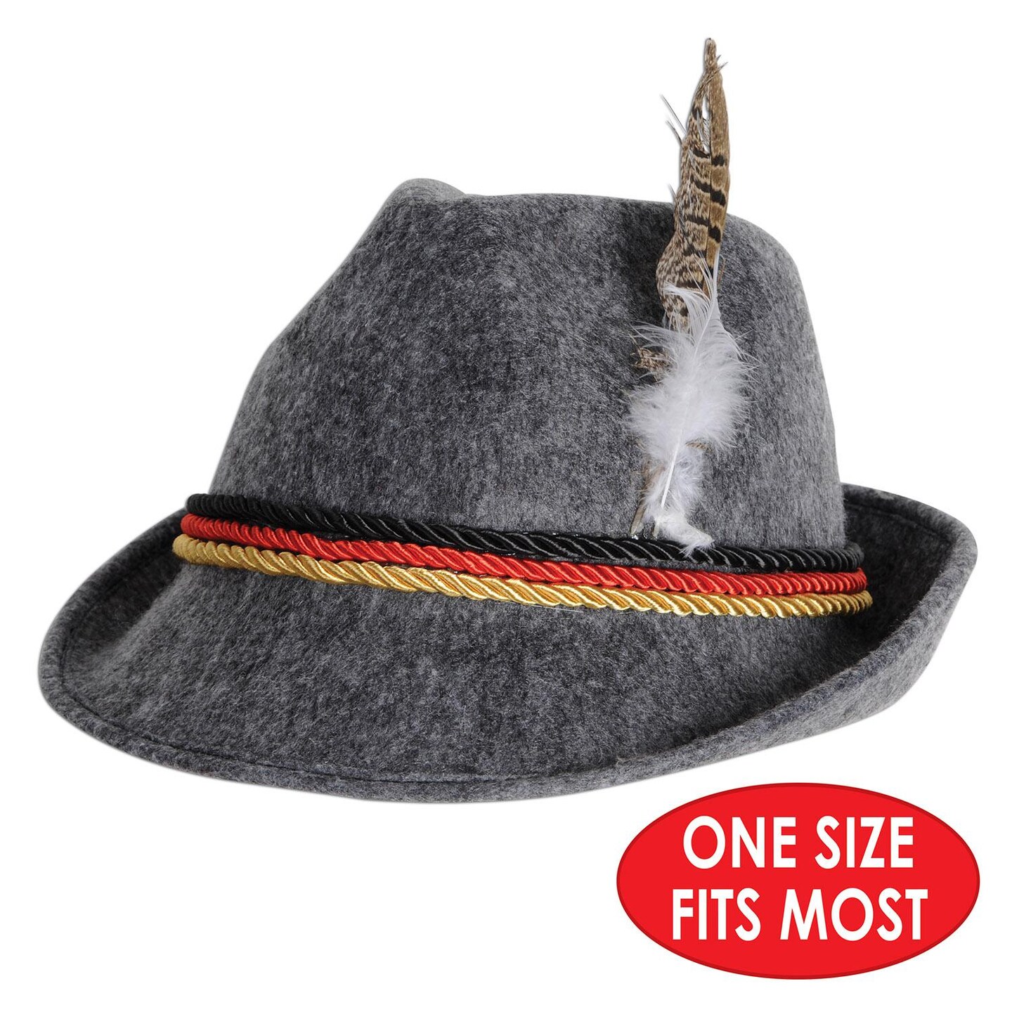 Oktoberfest German Alpine Hat - Bulk 6 Pack