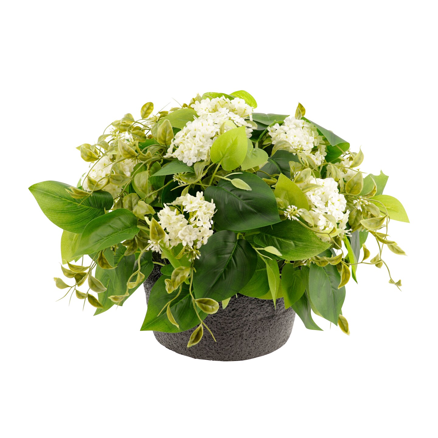 Haute Decor Adjustable Cream Hydrangea Urn Planter Fillers