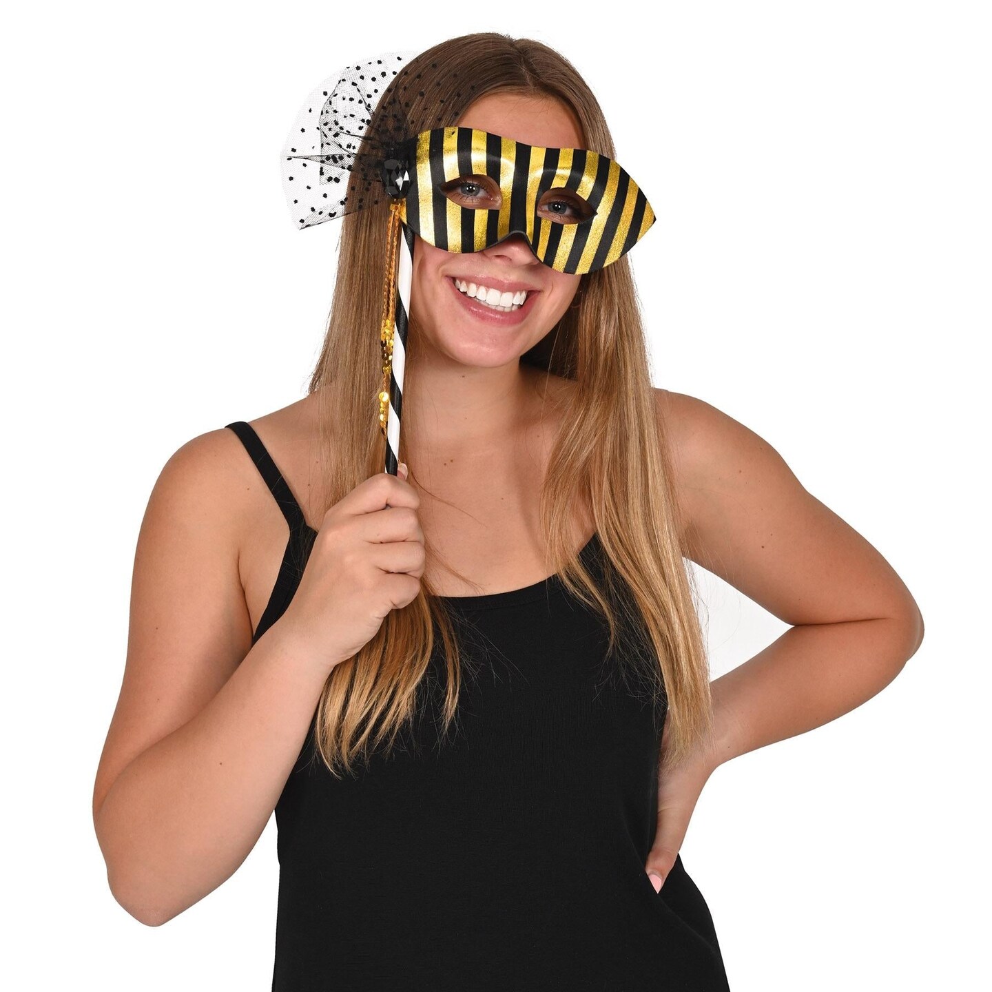 12 Pack Beistle Party Mask with Stick