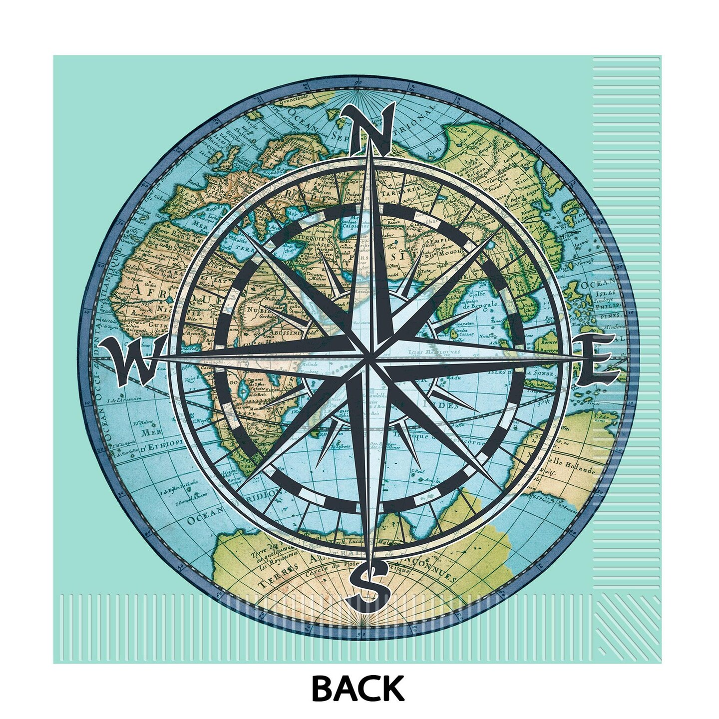 192 Pack Beistle Bon Voyage Party Luncheon Napkins