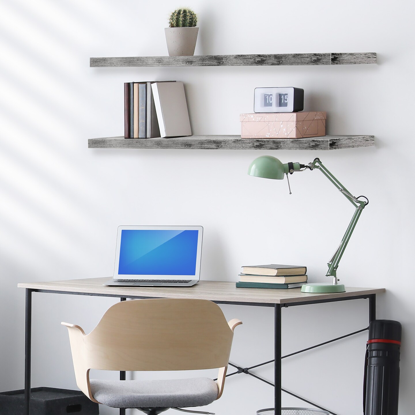 Sorbus Floating Shelves for Wall - 2 Extra Long Floating Shelves - 47 x 9.25 Inch Wall Mounted Floating Shelves for Wall