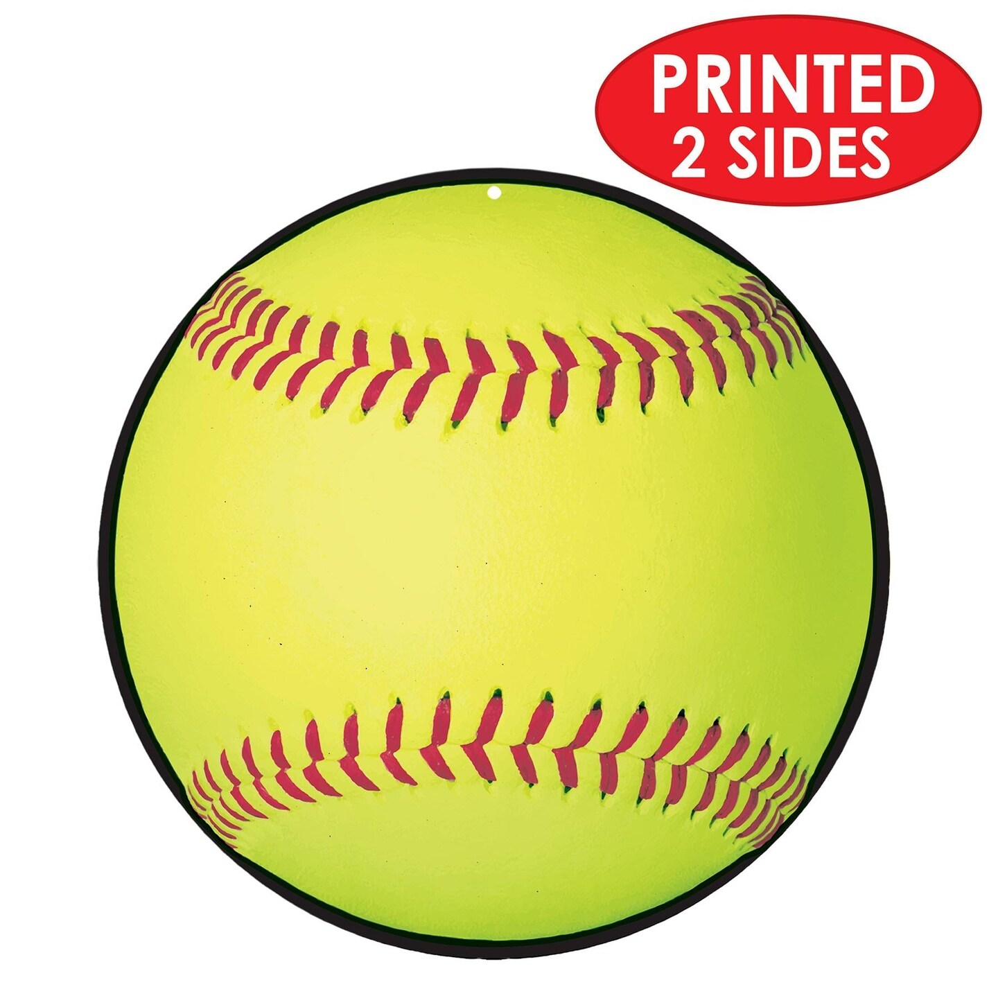 12 Pack Beistle Softball Party Cutout