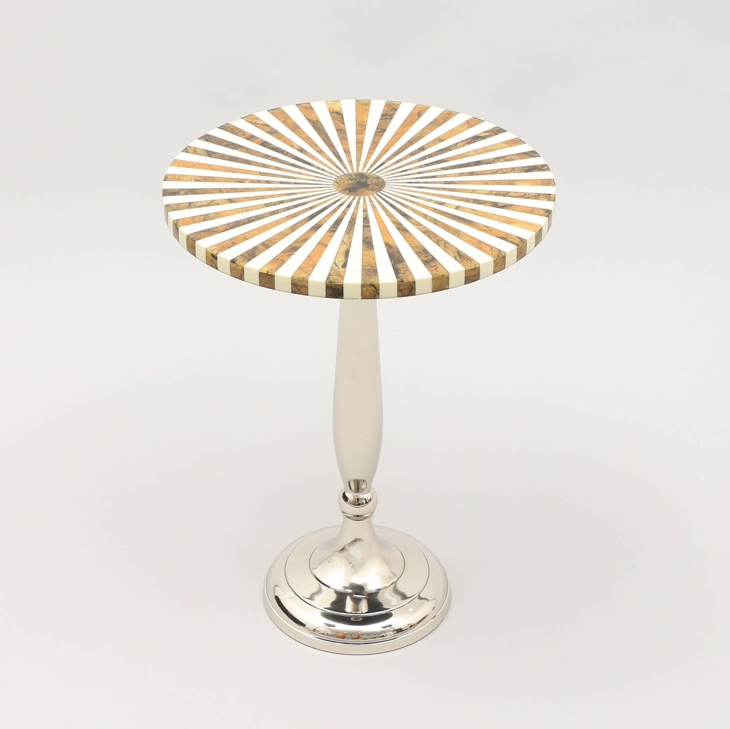 Decorative &#x26; Modern Resin Side Table-End Table-15X15X21&#x22;