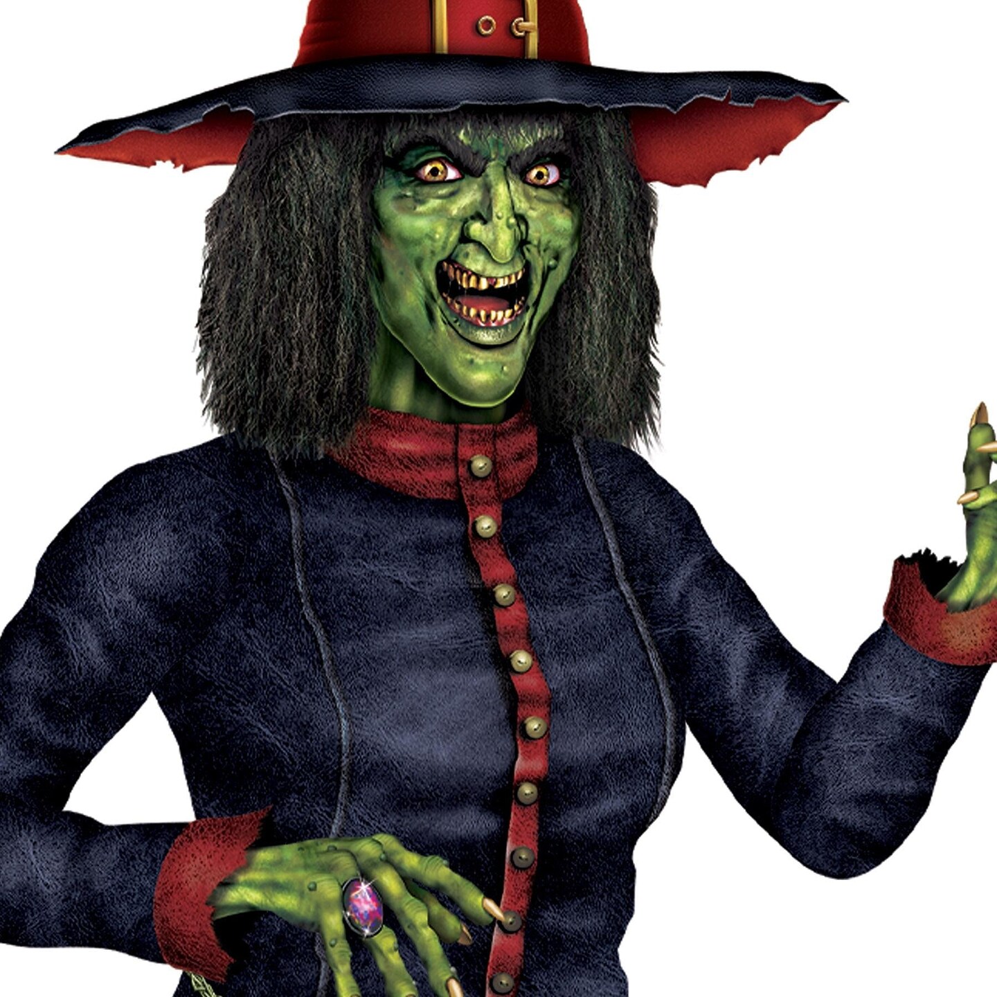 12 Pack Beistle Halloween Jointed Witch