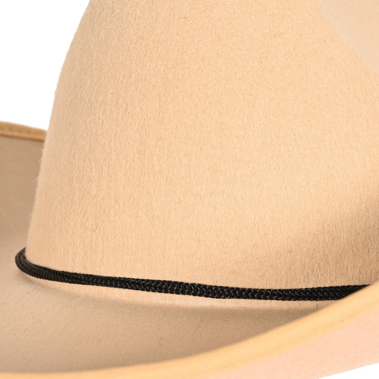 6 Pack Beistle Tan Felt Cowboy Hat