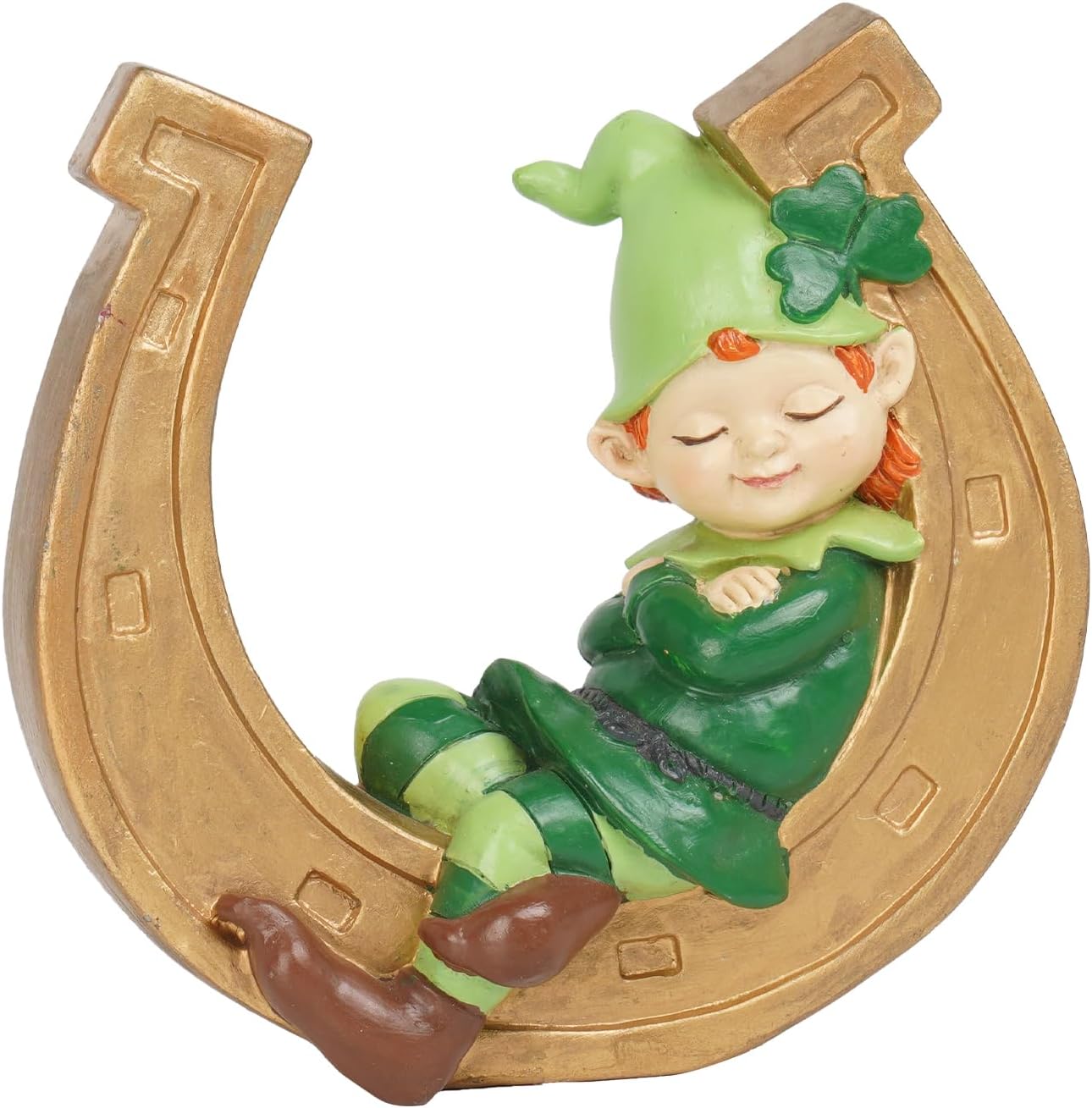 St-Patricks-Day Decorations Coffee Table Decor - Resin Gnome Collectible Figurines