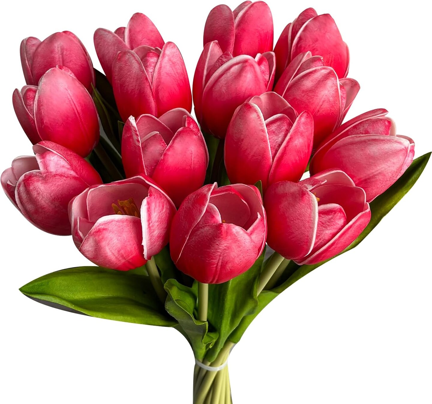 Artificial Tulip in Bulk for Home Kitchen Wedding Bridal Bouquet,Fake Flowers for Mother&#x27;s Day