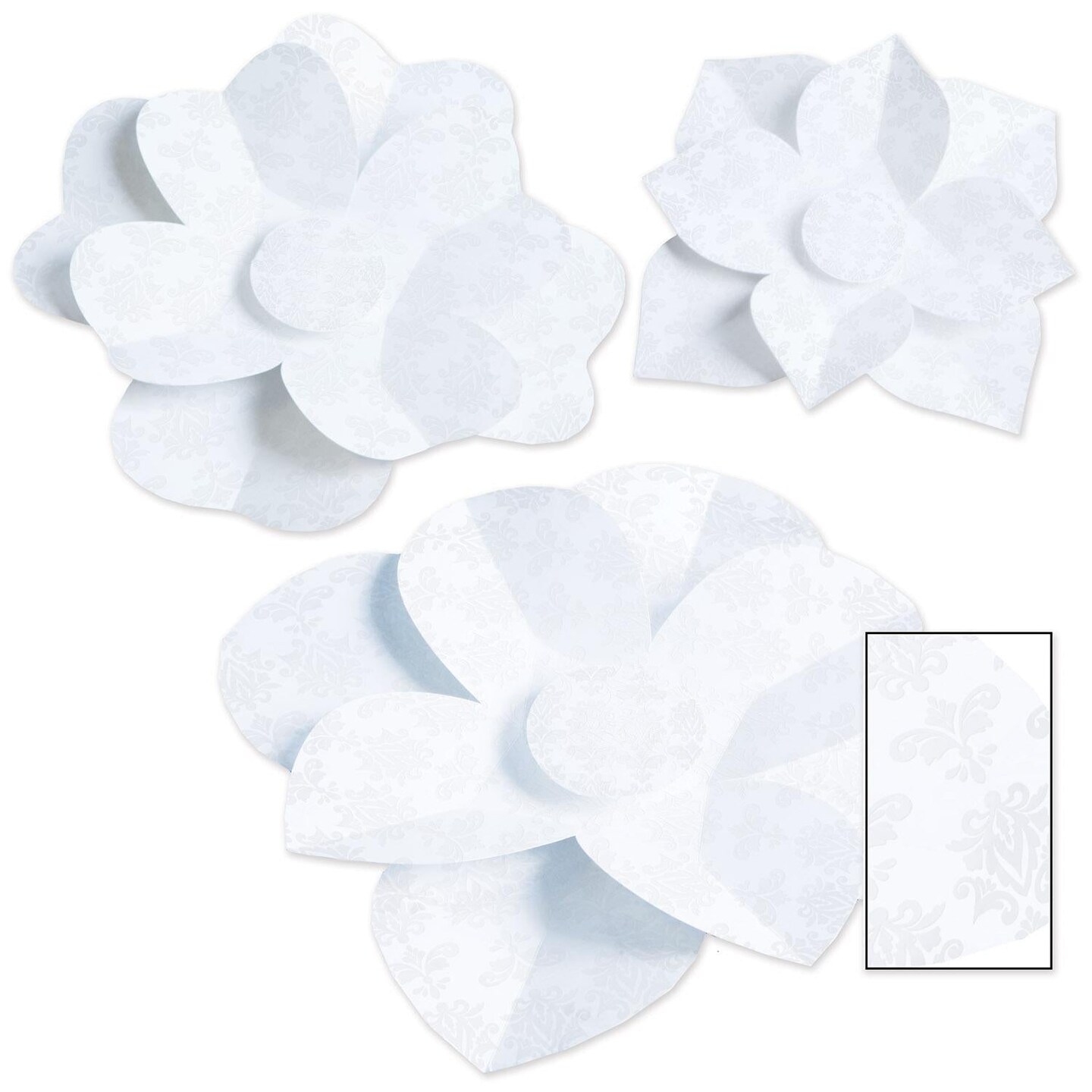 36 Pack Beistle Paper Flowers