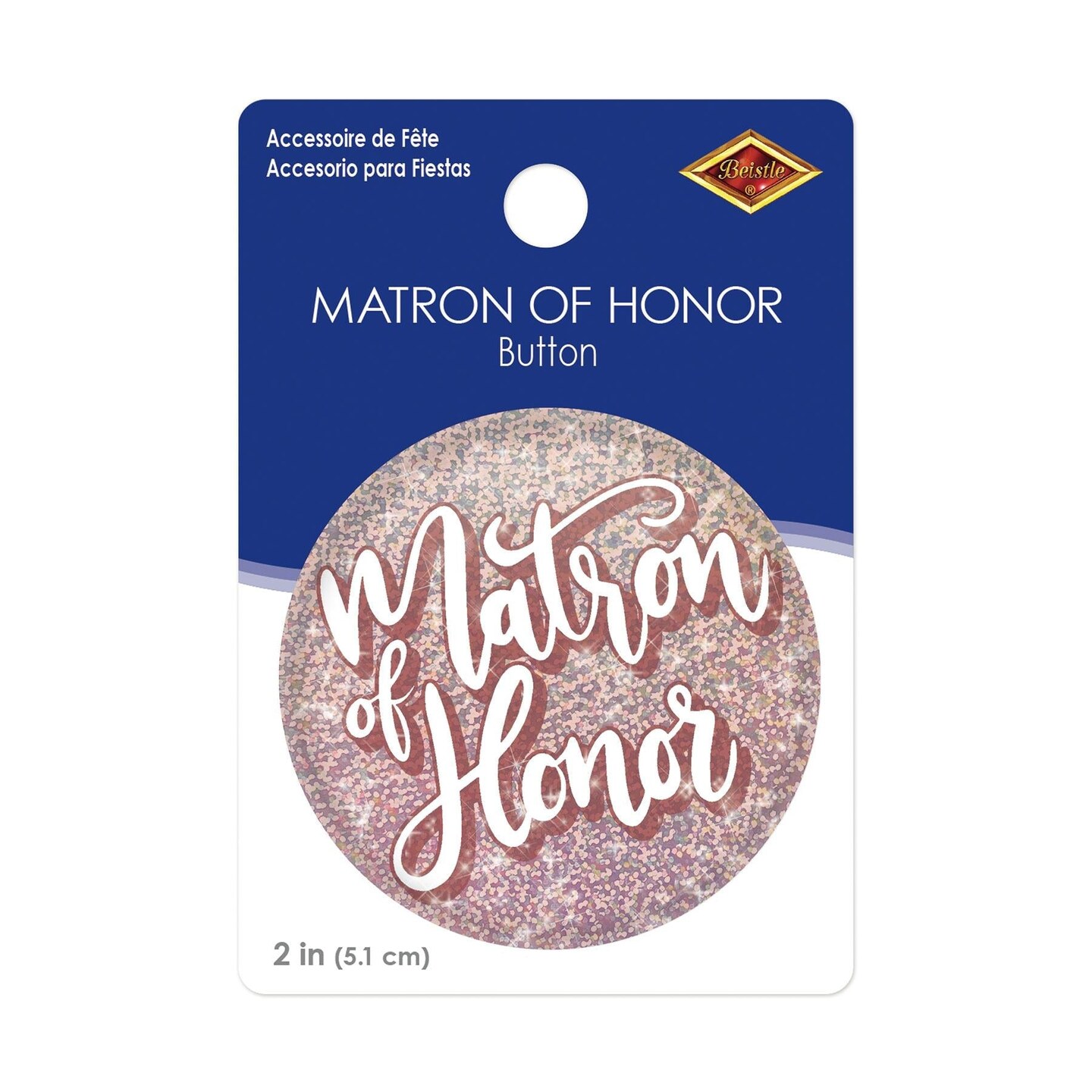 6 Pack Beistle Matron of Honor Button