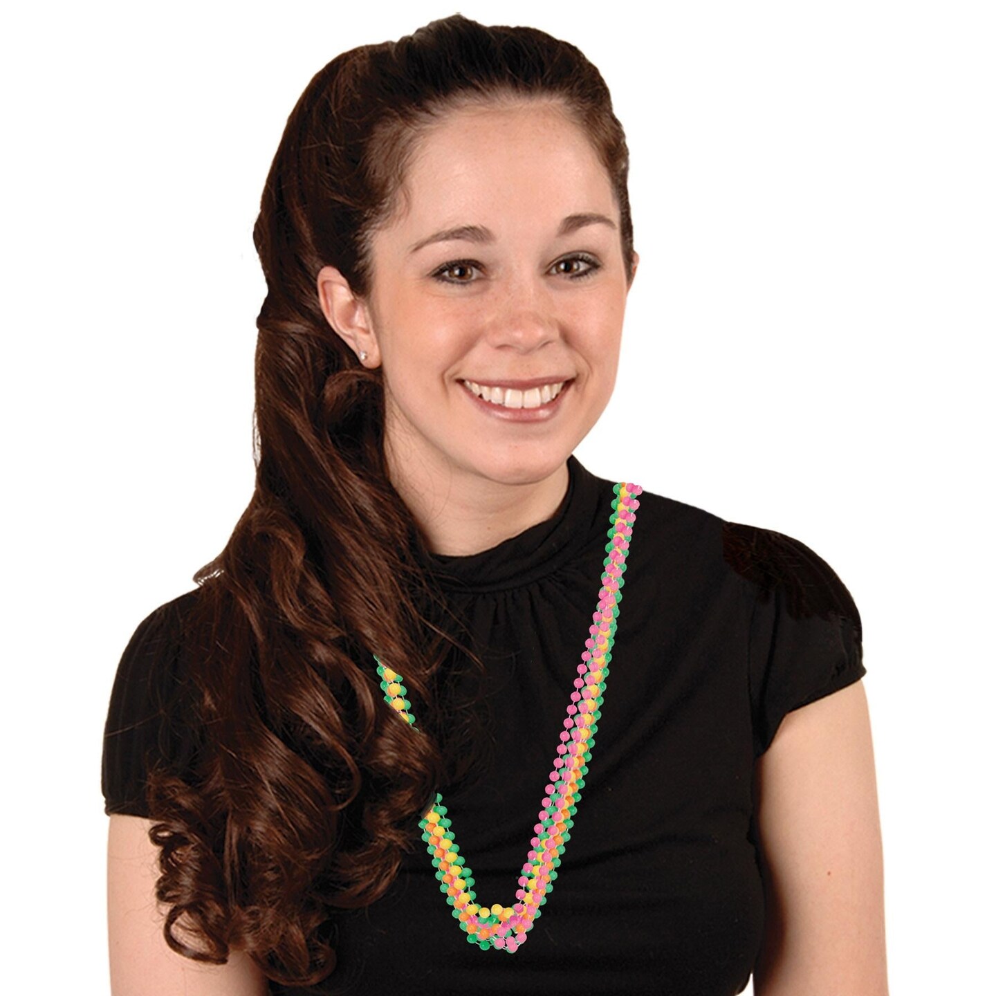 72 Pack Beistle Neon Party Bead Necklaces