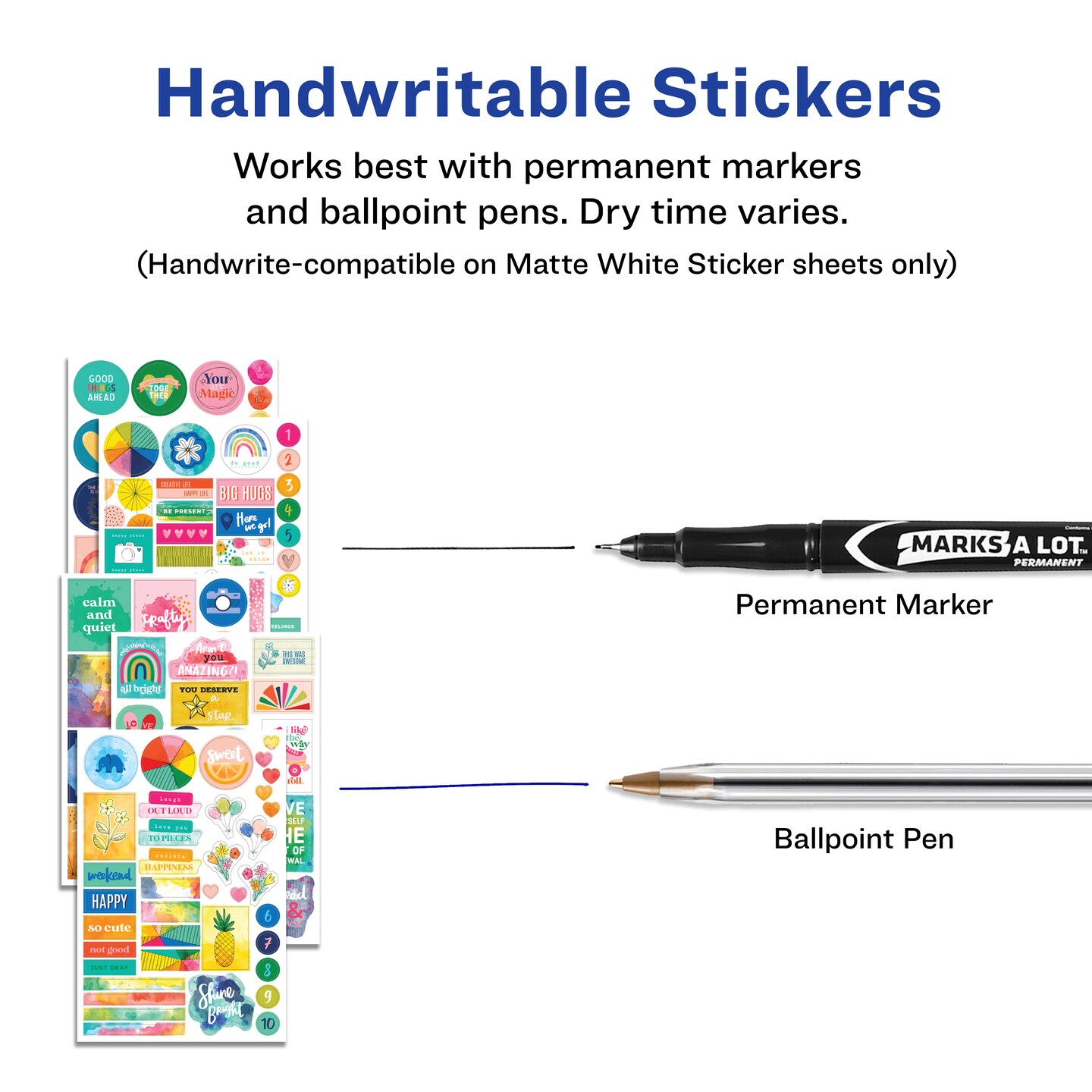 Avery + Amy Tangerine Designer Collection Planner Stickers, 20 Sheets of Weekly Planner Stickers, Set of 744 Planner Stickers, Monthly and Daily Accessories for Journals and Calendars (6782)