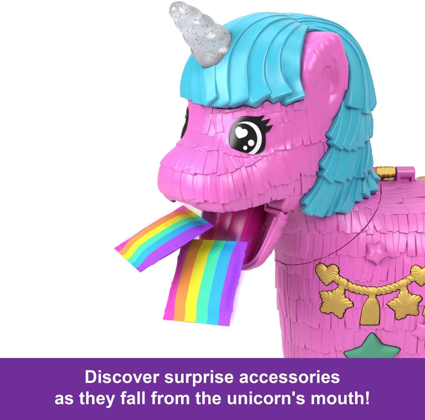 Mattel - Polly Pocket Unicorn Partyland Playset 30th Anniversary  [COLLECTABLES] Paper Doll