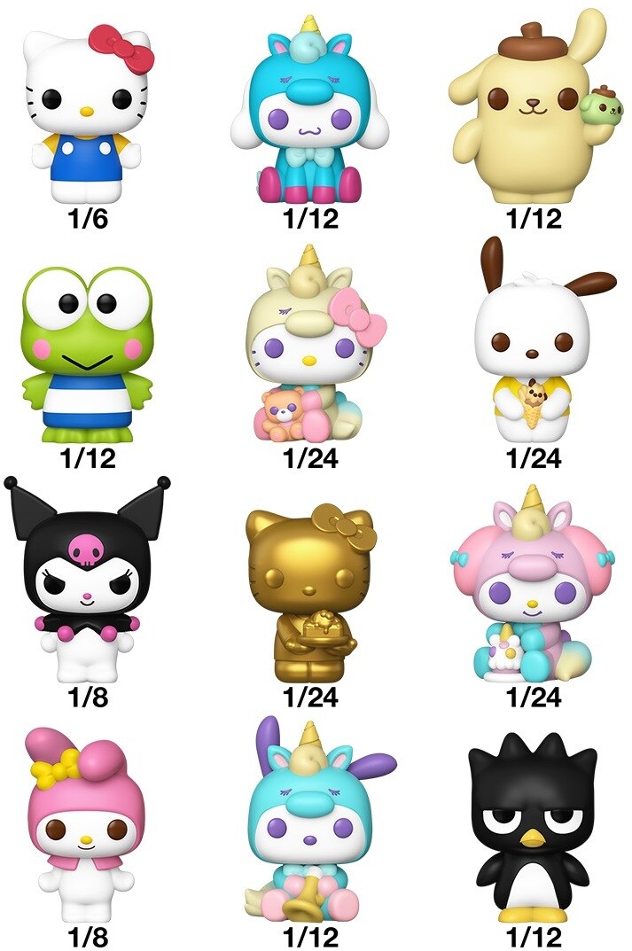 Funko Bitty POP! Singles: Sanrio (One Random Bitty POP! Per Transaction)  [COLLECTABLES] Vinyl Figure, Collectible
