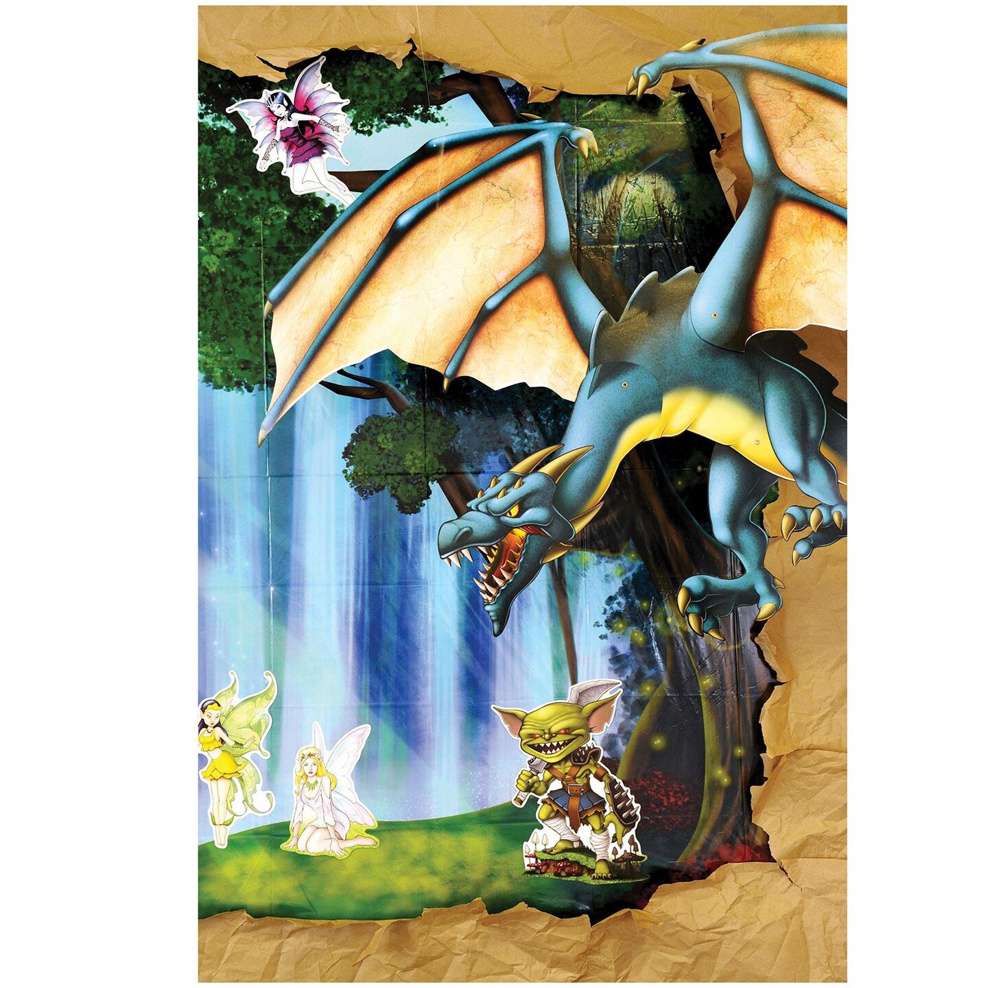 12 Pack Beistle Jointed Dragon Party Decor