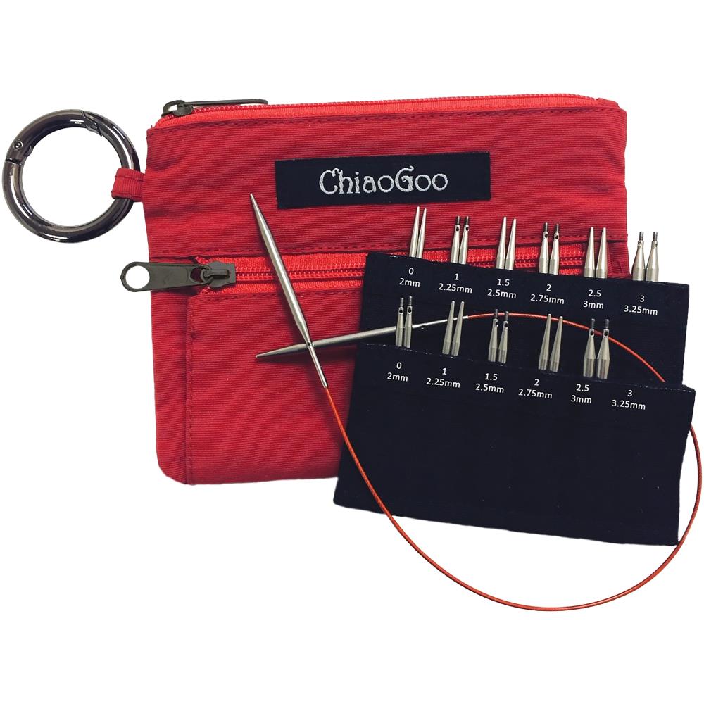 ChiaoGoo TWIST Shorties Set 2&#x22; &#x26; 3&#x22; - US 0-3 (2--3.25mm)