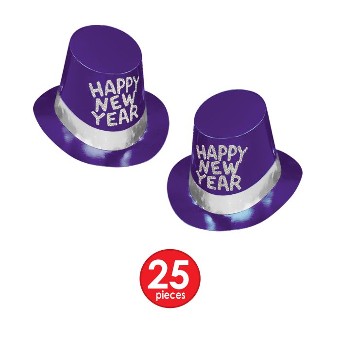 Beistle Purple Passion New Year&#x27;s Eve Party Kit for 50 People