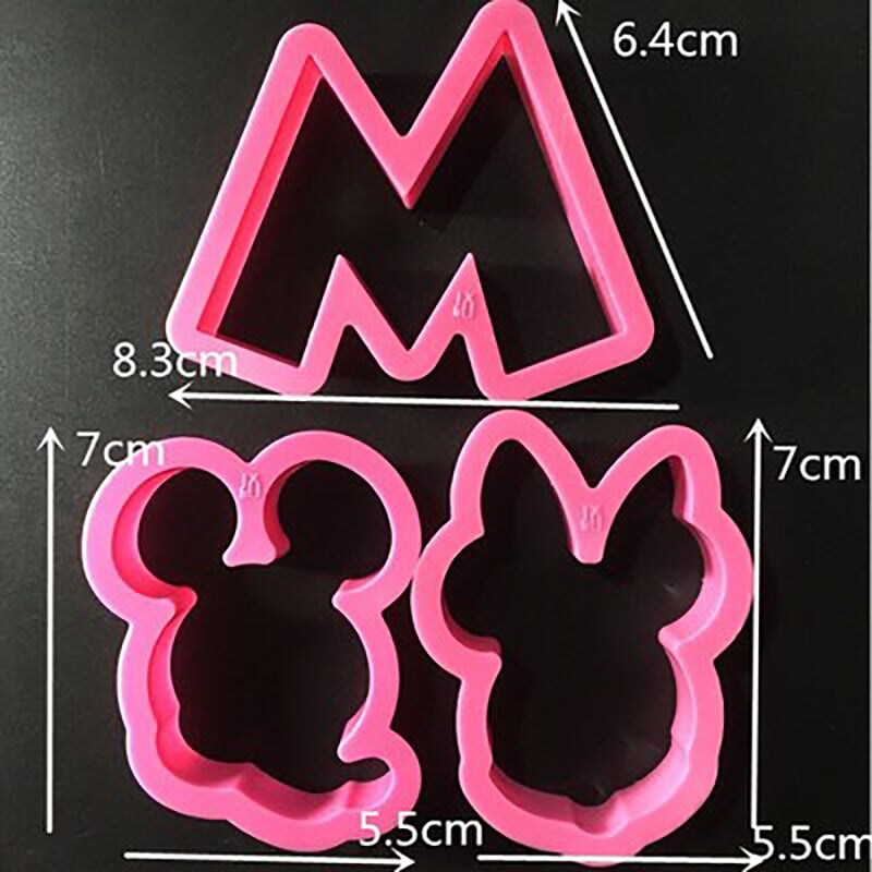 Mickey &#x26; Minnie Mouse Cutters 5pc