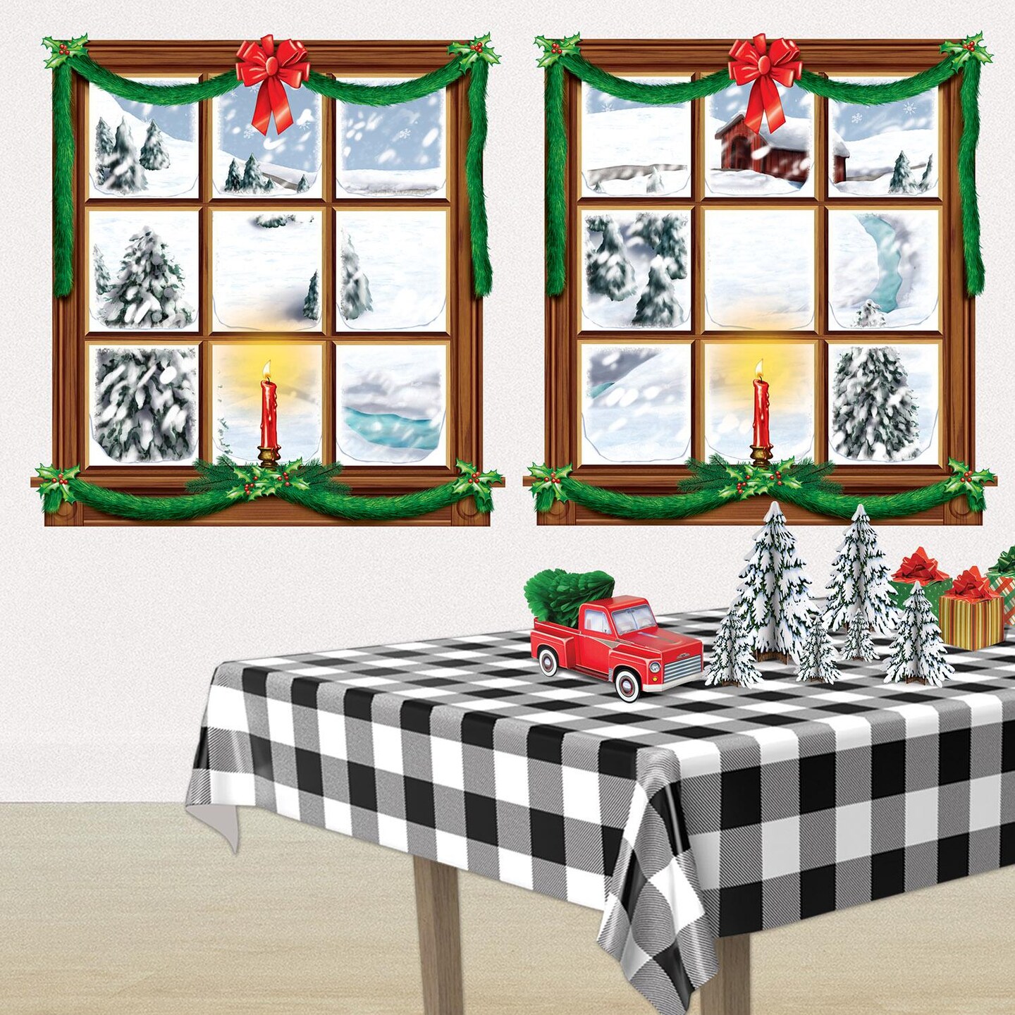 60 Piece Beistle Indoor Christmas Decor Props