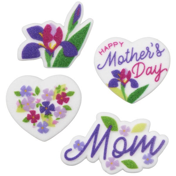 Mother&#x27;s Day Blooms Dec-Ons&#xAE; Decorations 12 ct