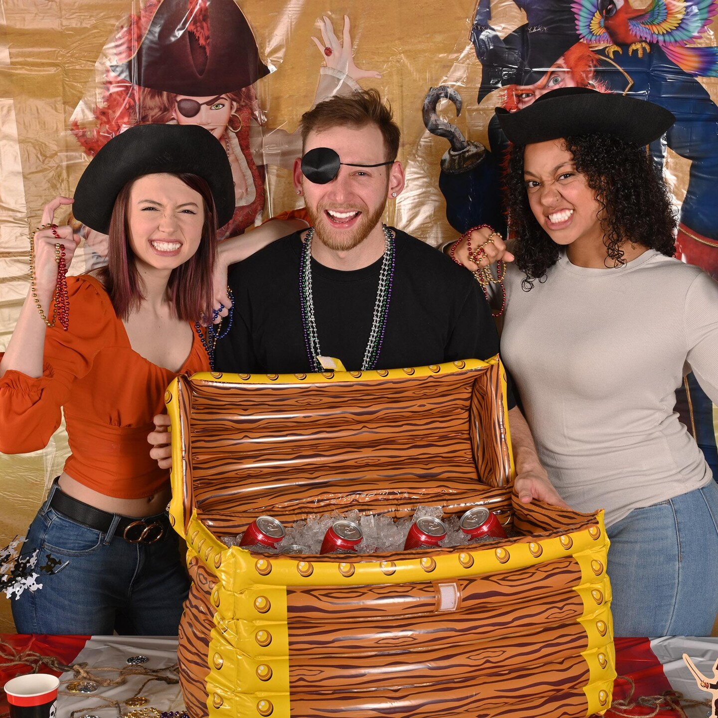 Beistle Inflatable Treasure Chest Cooler
