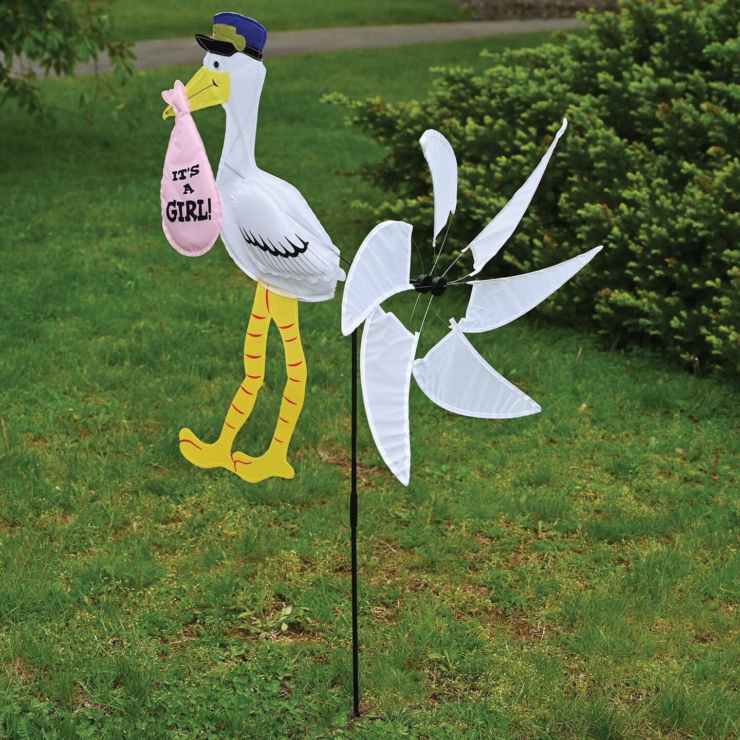 6 Pack Beistle Stork Wind-Wheel - 6 Wind-Wheels