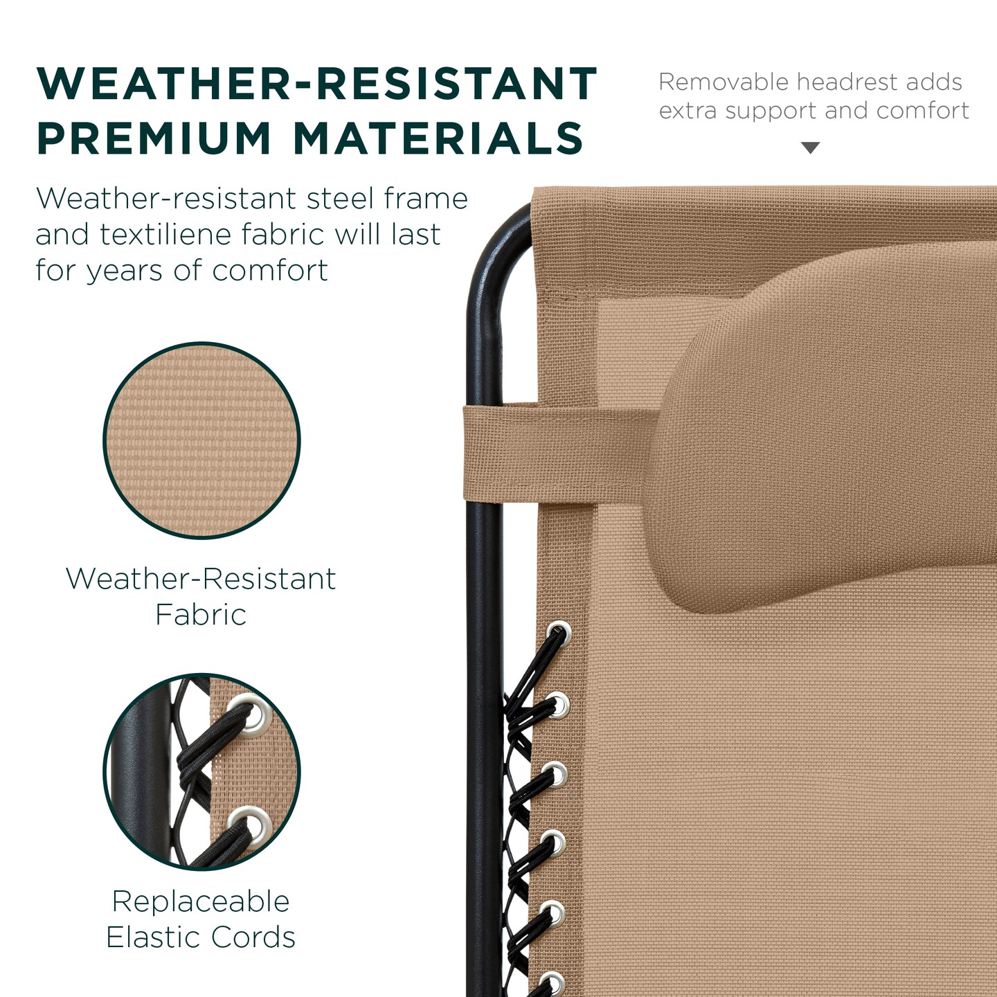 Best Choice Products Oversized Zero Gravity Chair, Folding Outdoor Patio Lounge Recliner w/ Cup Holder