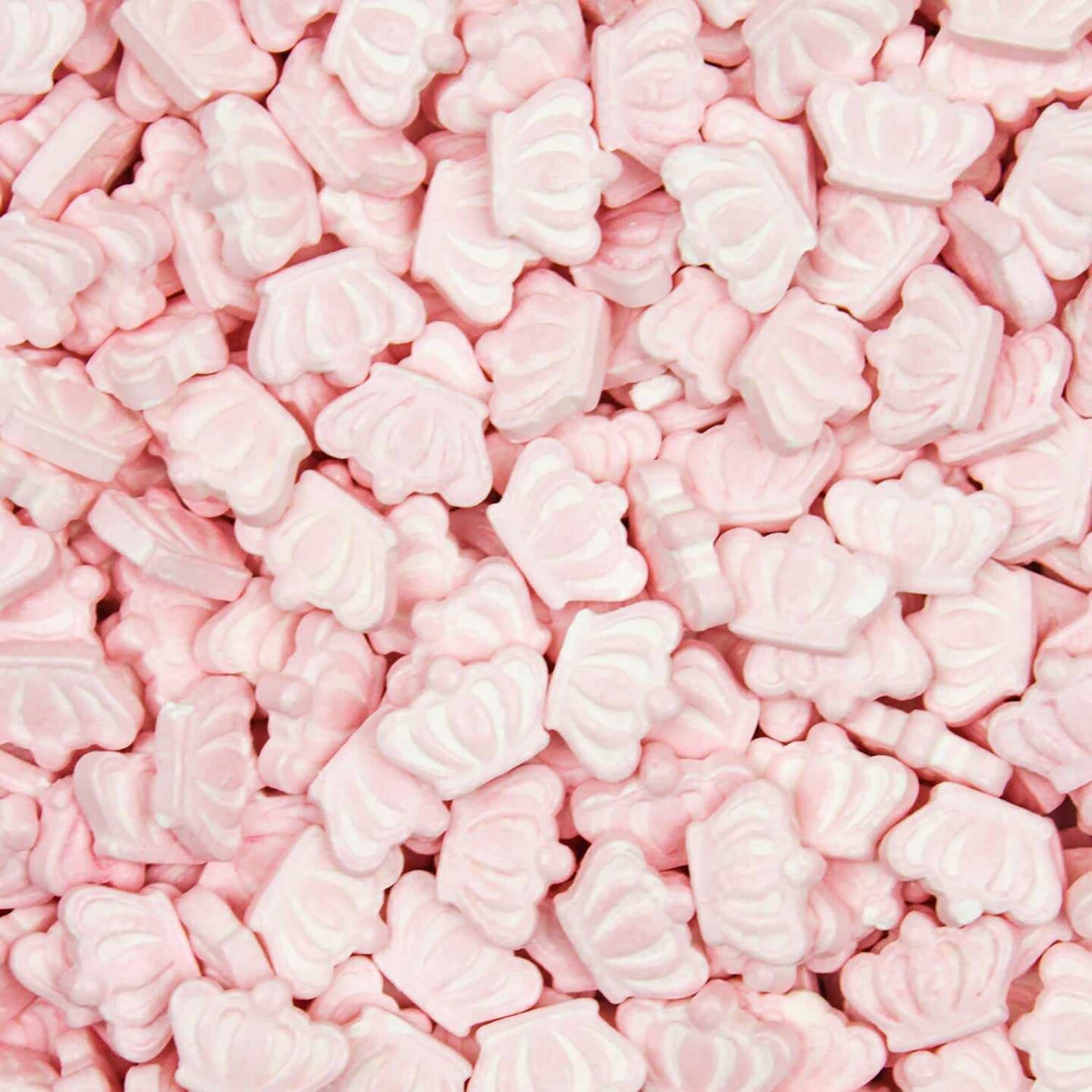 Krazy Sprinkles - Pink Princess Crowns (1/2 Cup, 1x Jar) for Cakes, Ice Cream &#x26; Cookies