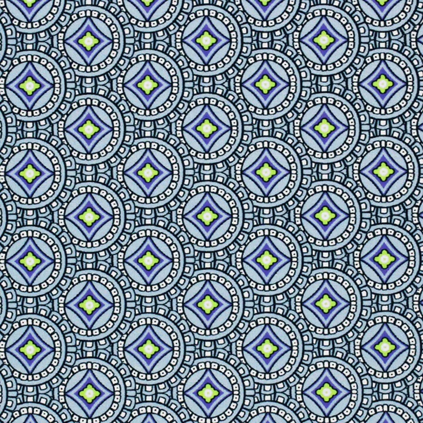 Mosaic Tile Printed Spandex Fabric